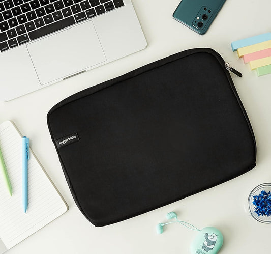 Polyester Black Laptop Sleeves